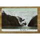 TIERRA DEL FUEGO ANTIGUA TARJETA POSTAL GLACIAR LA ROMANCHE, RARA